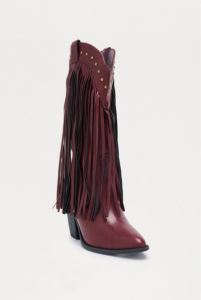 Wine cowboy boots - 3