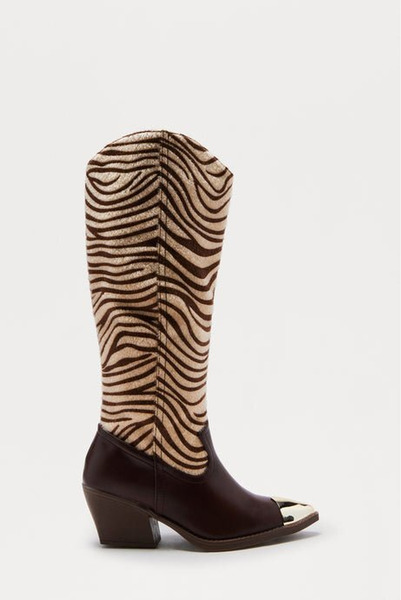 Cowboy boots animal print