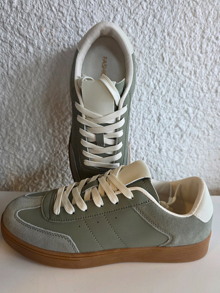 Mint faux suede sneakers 38 new