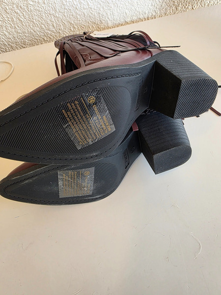 Wine cowboy boots - 7