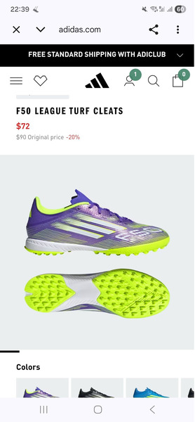 Adidas F50 League TF íþróttaskór - 7