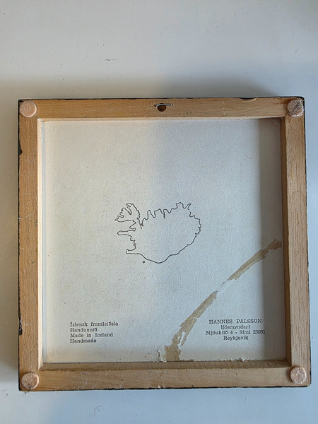 Vintage íslenskur diskur – Landnám Íslands 874 - 2