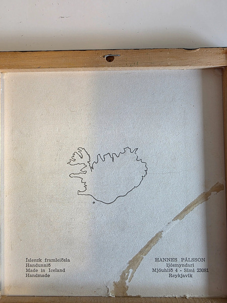 Vintage íslenskur diskur – Landnám Íslands 874 - 3