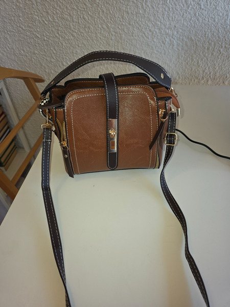 Small beautiful handbag light brown - 2