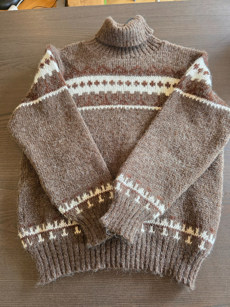 Vintage peysa frá Danmörku, 20% ull