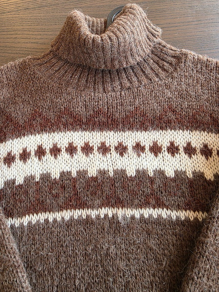 Vintage peysa frá Danmörku, 20% ull - 3