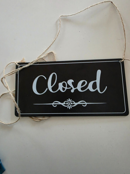 Open / Closed Hanging Sign – Double Sided - 2