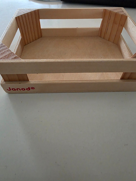 Small Wooden Crate / Storage Box – Janod - 3