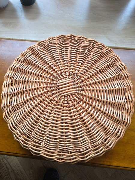 Large Wicker Tray / Basket – Handmade Style - 3