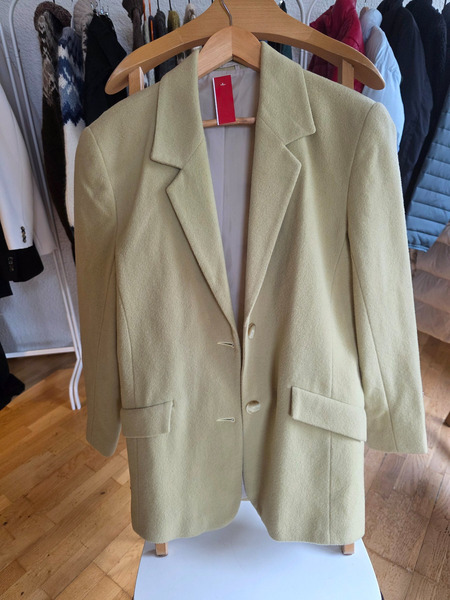 Elegant Vintage Wool Blend Blazer – Made in UK - 8