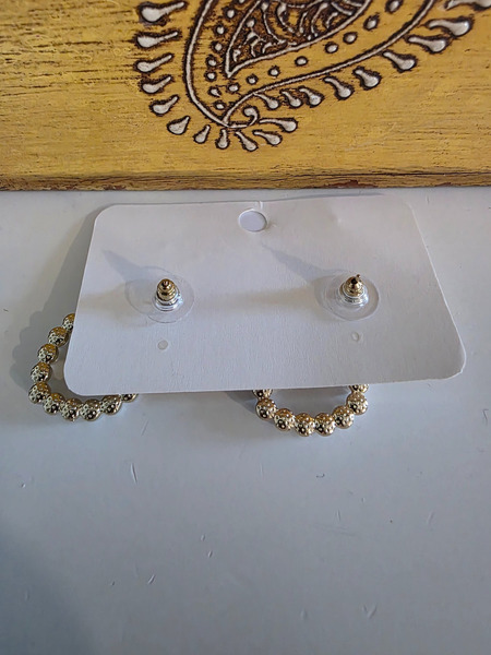 New heart and pearl drop earrings - 2