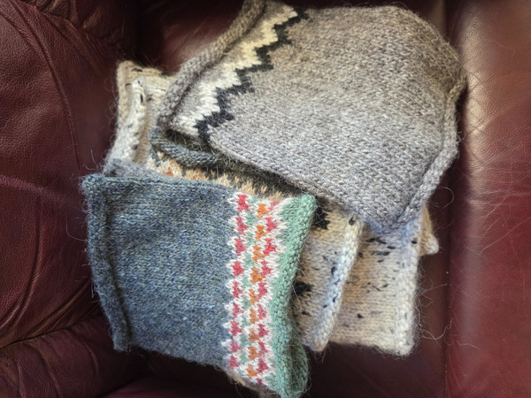 Handmade Icelandic wool scarves