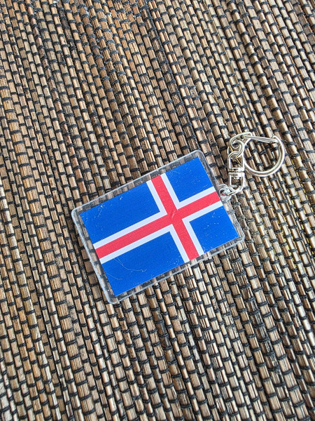Lyklakippa með íslenska fánanum - 2