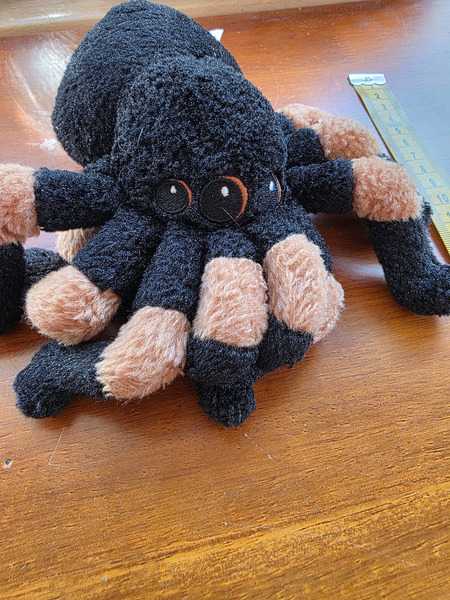 Plush Spider Dog Toy