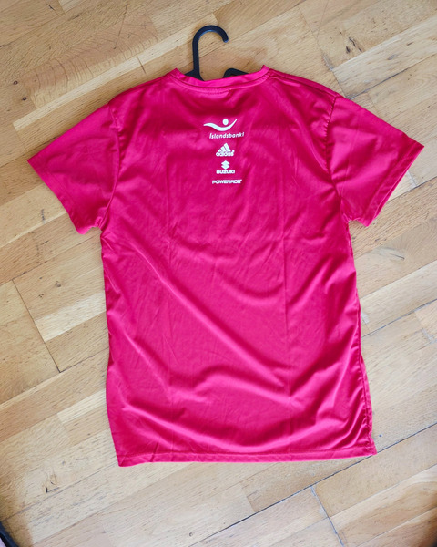 Iceland Reykjavik Marathon Pink Running T-Shirt Women M/L - 2