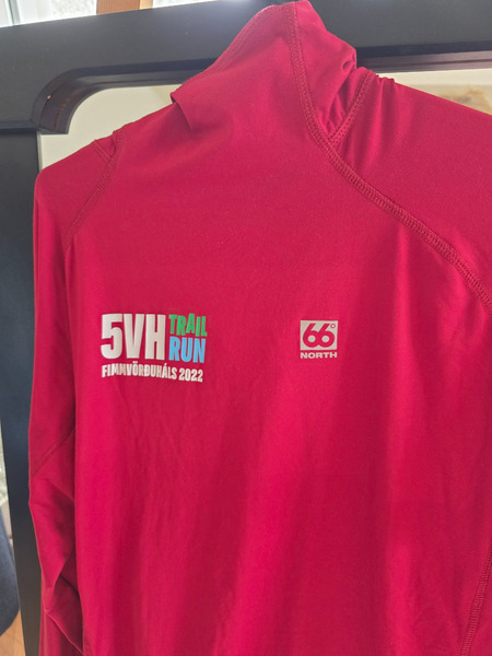 66°North 5VH Trail Run Fimmvörðuháls 2022 Pink Sports Hoodie - 2
