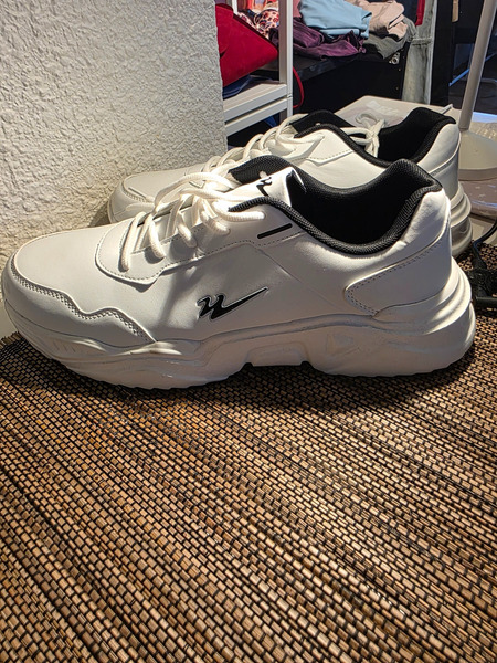 New White Chunky Sneakers Size 46 – Lightweight Summer Shoes - 4