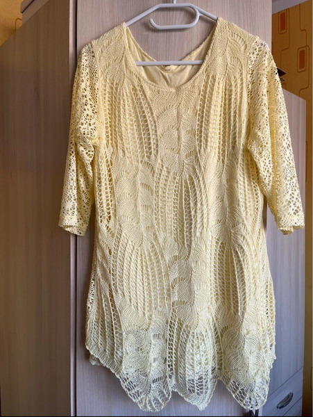 Lace tunic with lining XL