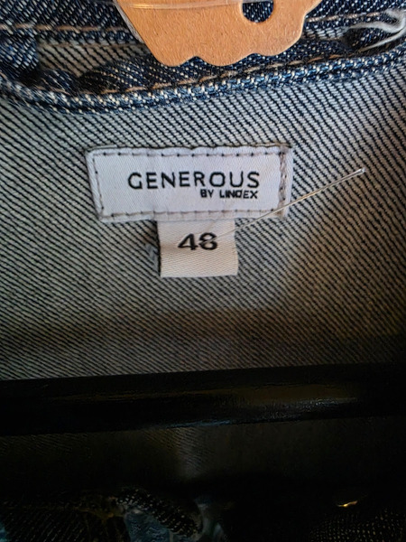 Generous by Lindex Dark Denim Jacket XL XXL Size 48 - 4