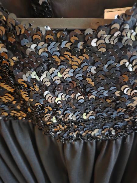 Vintage Black Sequin Dress / Tunic – Made in USA - 3