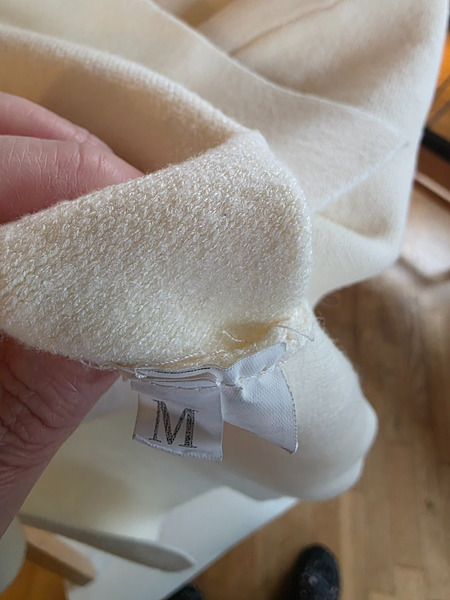 Soft Cream Knit Cardigan / Sweater – Minimal Elegant Style - 6