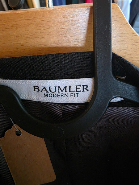 Baumler Modern Fit Black Blazer / Suit Jacket – Elegant Classic Style - 4
