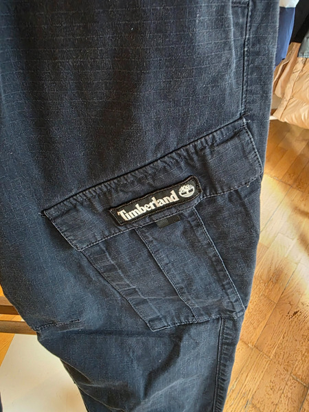 Women’s Timberland Navy Cargo Jogger Pants L - 4