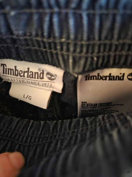 Women’s Timberland Navy Cargo Jogger Pants L - 5
