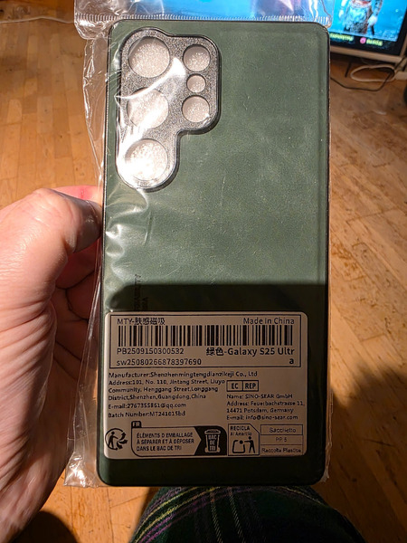 Skjávörn og grænt hulstur fyrir Samsung Samsung Galaxy S25 Ultra - 3