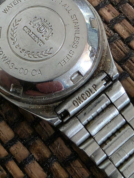 Vintage Orient úr frá 1980 – svart retro japanskt úr - 9