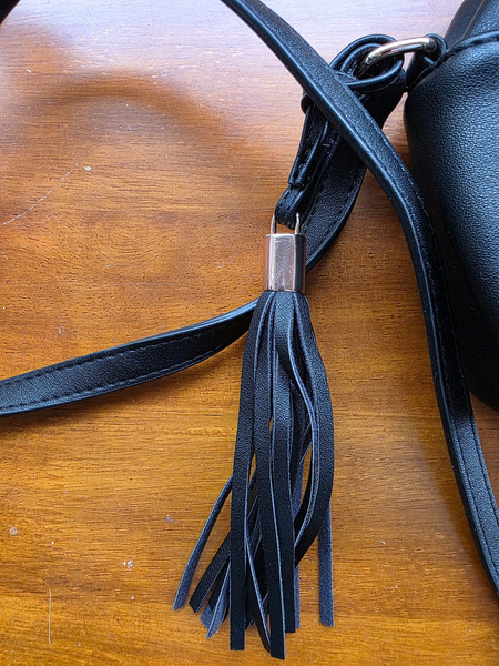 Black Quilted YSL Style Crossbody Bag New - 3