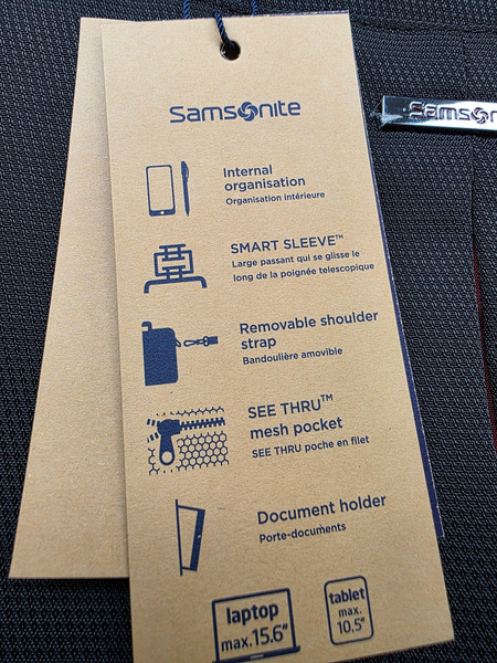 New Samsonite GuardIT 2.0 Laptop Bag 15.6 With Tags & Warranty Card - 2