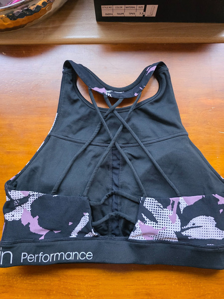 Calvin Klein Performance Sports Bra XL – Strappy Back Activewear Top - 2