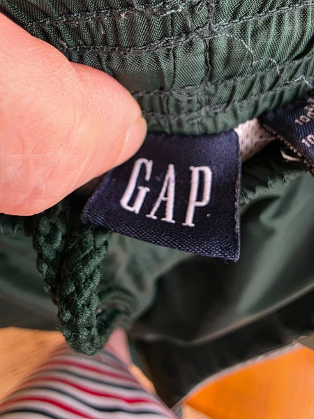 GAP Athletic Waterproof Rain Pants Dark Green - 3