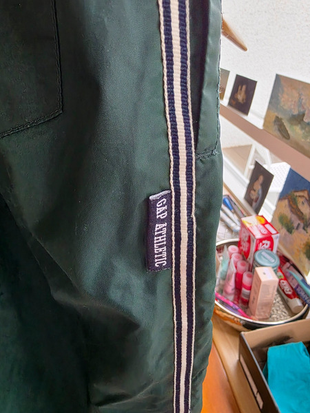 GAP Athletic Waterproof Rain Pants Dark Green - 6