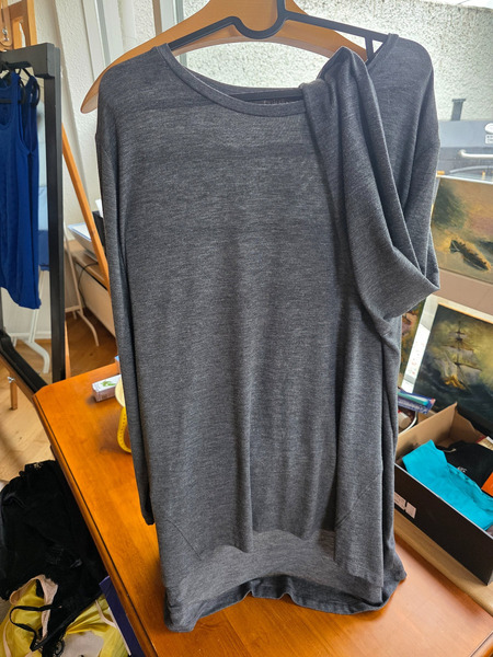 Primark Oversized Grey Long Sleeve Top 2XL