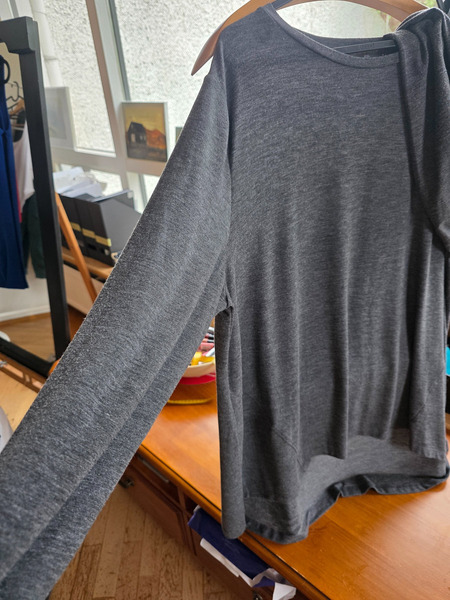 Primark Oversized Grey Long Sleeve Top 2XL - 2