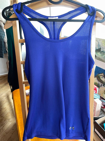 Under Armour Workout Tank Top Blue Athletic Top