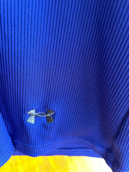 Under Armour Workout Tank Top Blue Athletic Top - 3