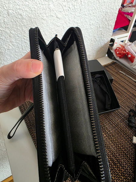 New Genuine Leather Wristlet Wallet – Dark Chocolate Brown Luxury Wallet - 4