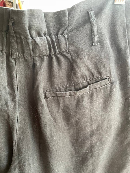 Mango Casual Dark Navy Wide Leg Trousers - 4