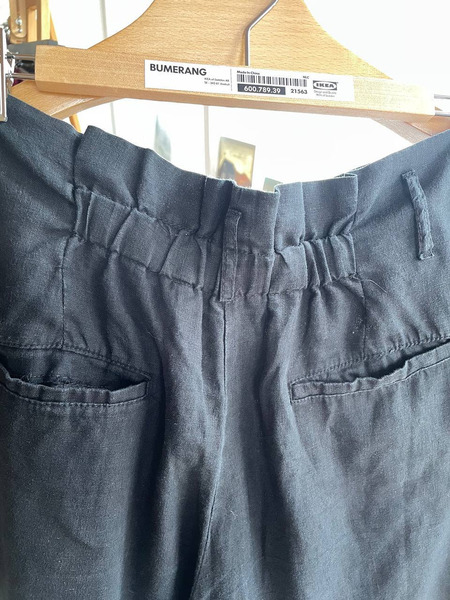 Mango Casual Dark Navy Wide Leg Trousers - 7