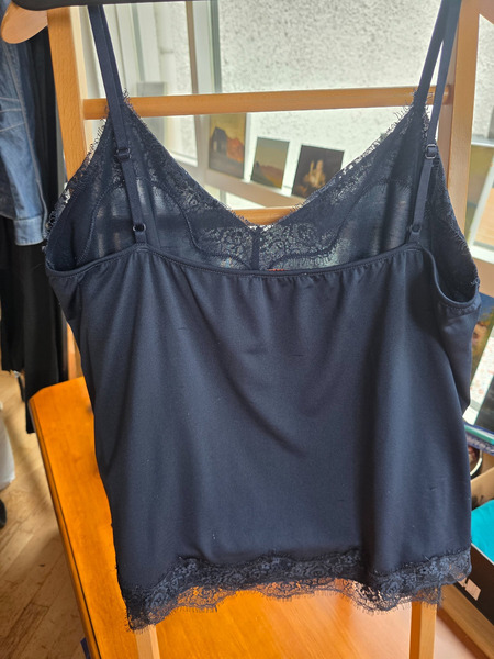Coster Copenhagen Navy Lace Camisole Top Size L - 2