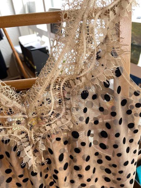 Italian Polka Dot Lace Top – Made in Italy - 3