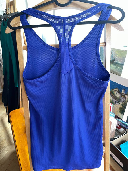 Under Armour Workout Tank Top Blue Athletic Top - 5