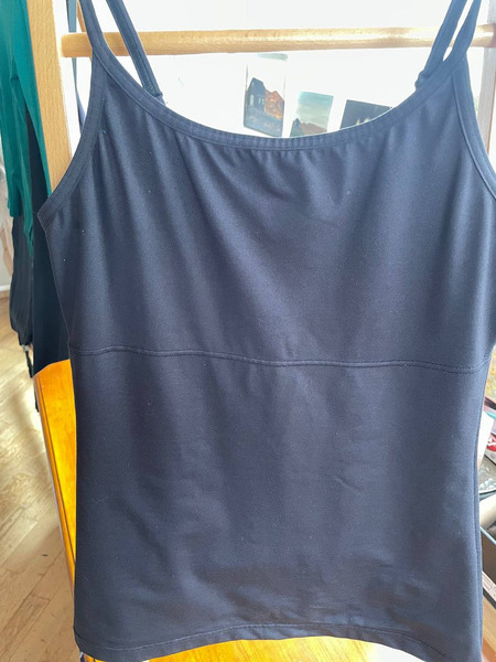 Black Stretch Cami Top Size L/XL – Supportive Fit - 2