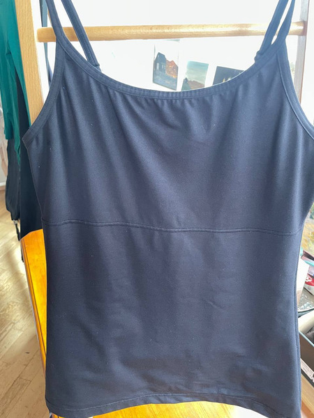 Black Stretch Cami Top Size L/XL – Supportive Fit - 5