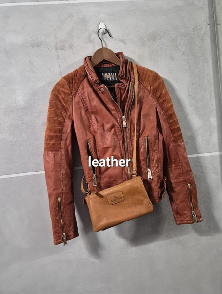 100% Genuine Leather Scandinavian Edition Crossbody Bag - 2