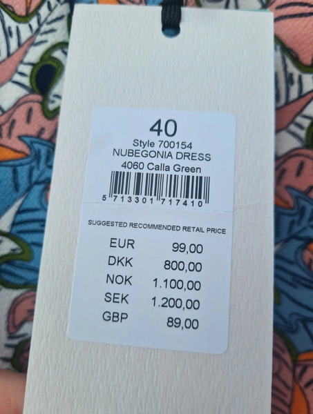 Nümph Nubegonia Dress Calla Green – New With Tags – Retail 99 EUR - 7