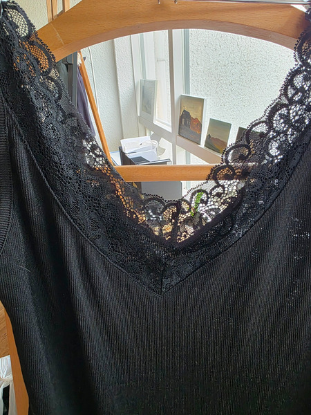 Black Lace Bodysuit – Soft Stretch Fabric - 3